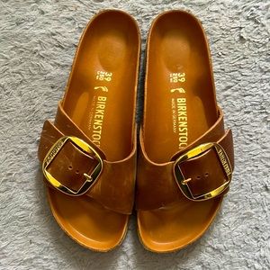 Madrid big buckle, NEW Birkenstock sandals size 8